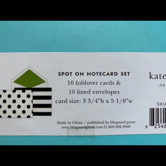 ๐๐ธ Kate Spade โ ๏ธ Notecard Set - Picture 2 of 2